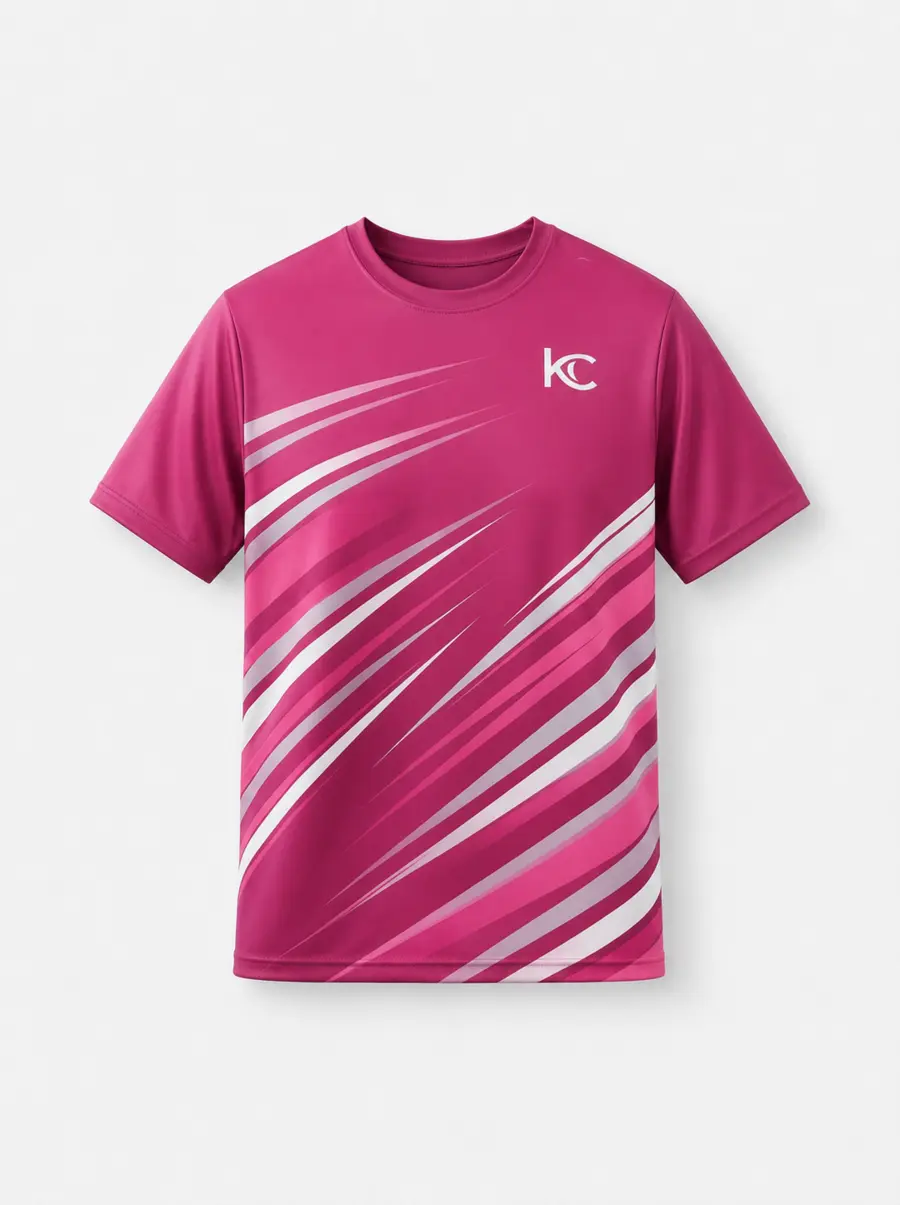 Magenta Pink front view in Magenta · Blush White